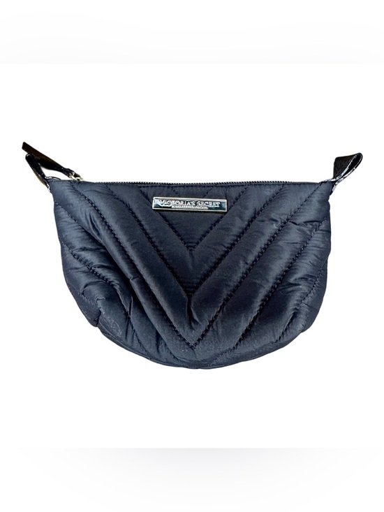Victoria's Secret Handbags - Victoria's Secret Black Quilted Wristlet Pouch